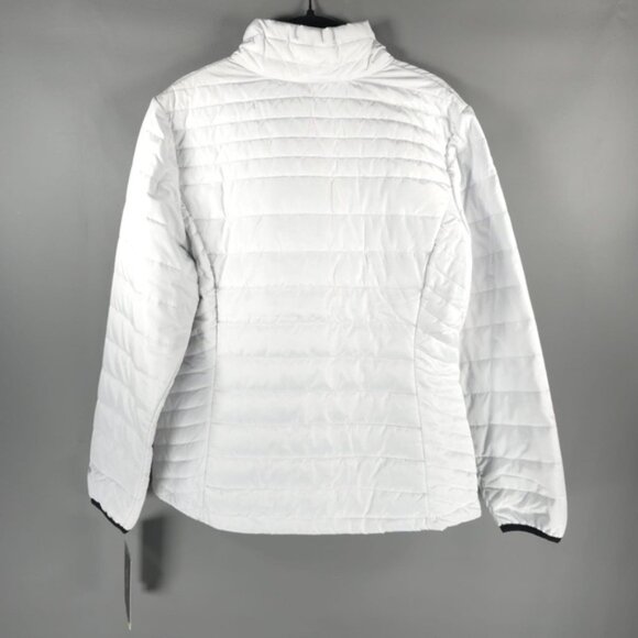 NWT FREE COUNTRY‎ Full Zip White Outside Jacket w/Pockets 513LOF2220 Size M - Picture 3 of 12